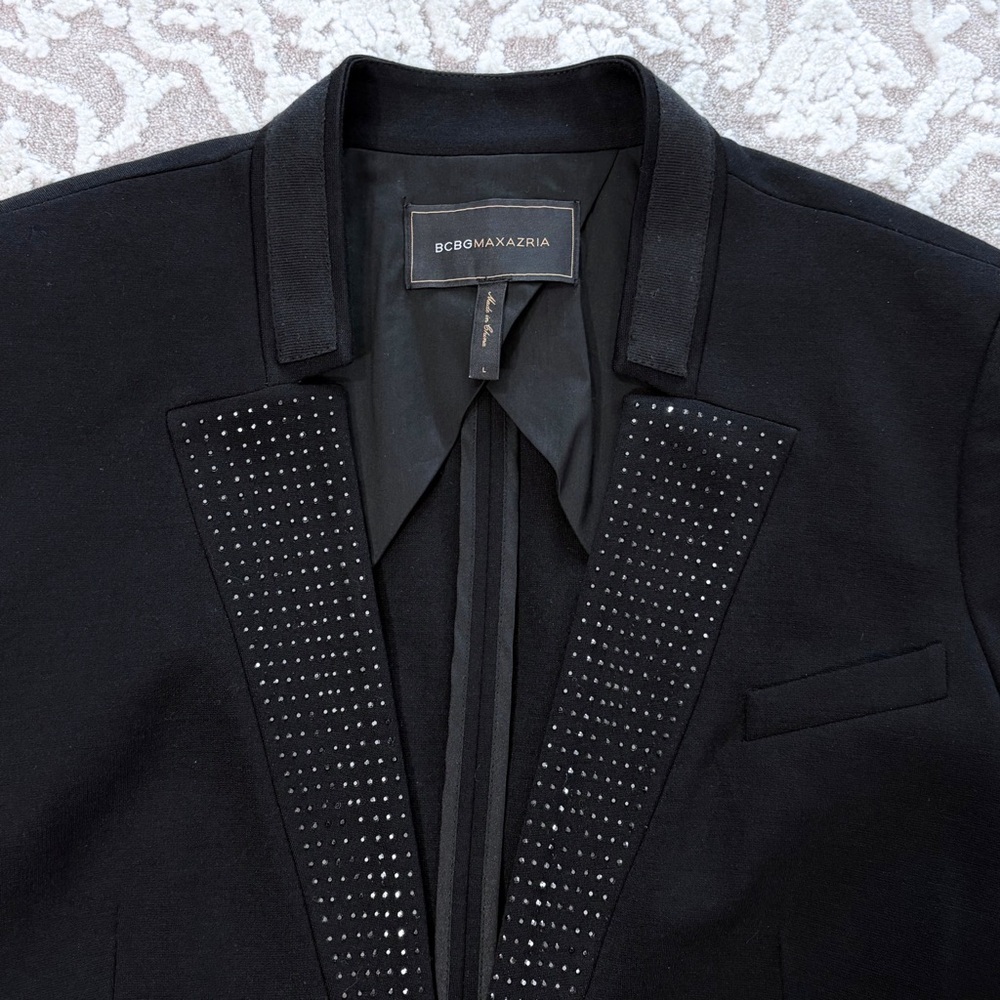BCBGMaxAzria Natalia Cropped Studded Jacket - Picture 7 of 11